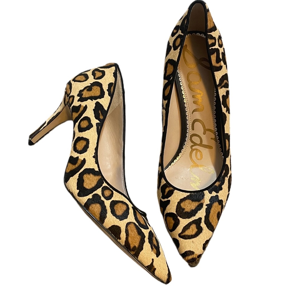 Sam Edelman Tristan Leopard Calf Hair Pump